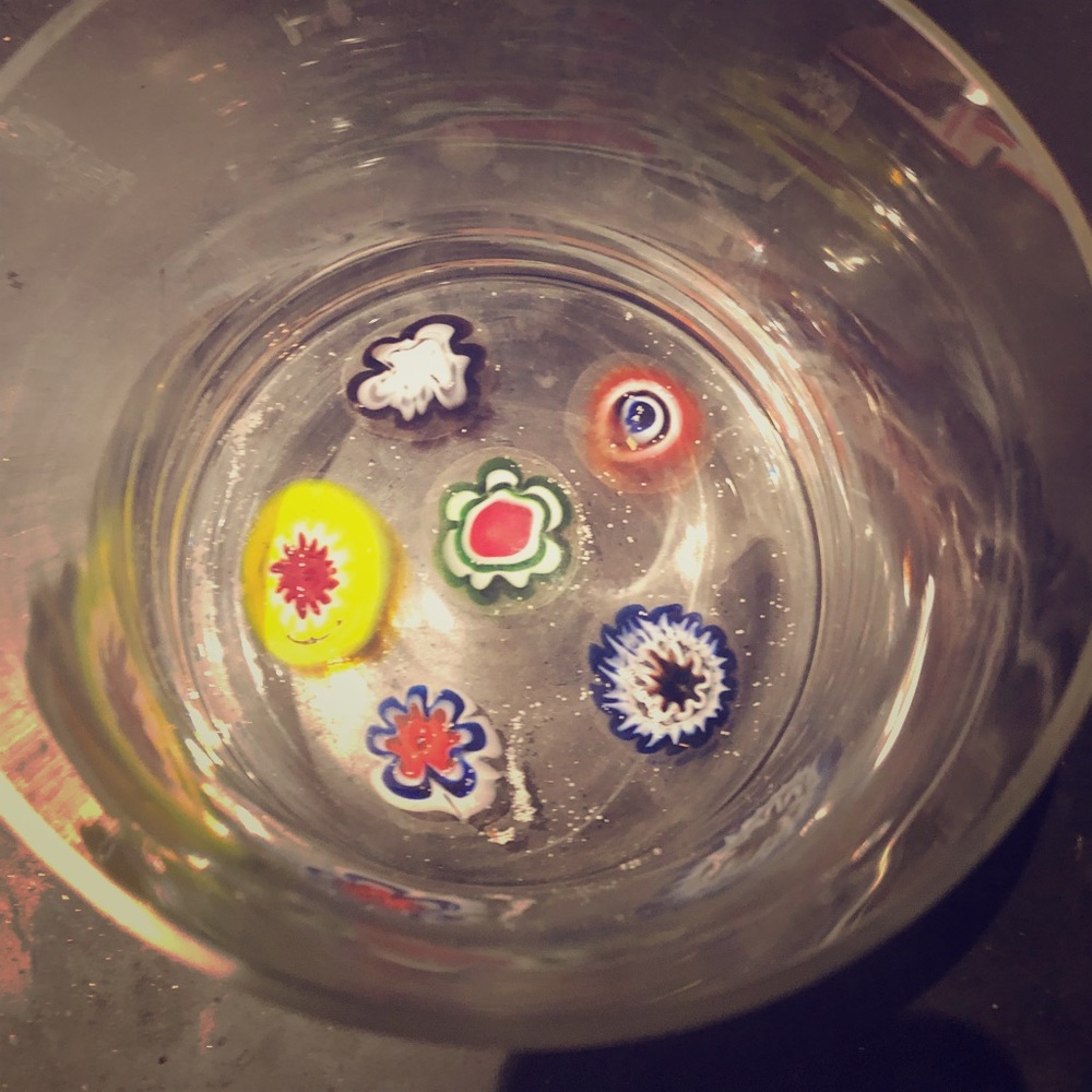 Fancy glasses for vodka. Set of six.